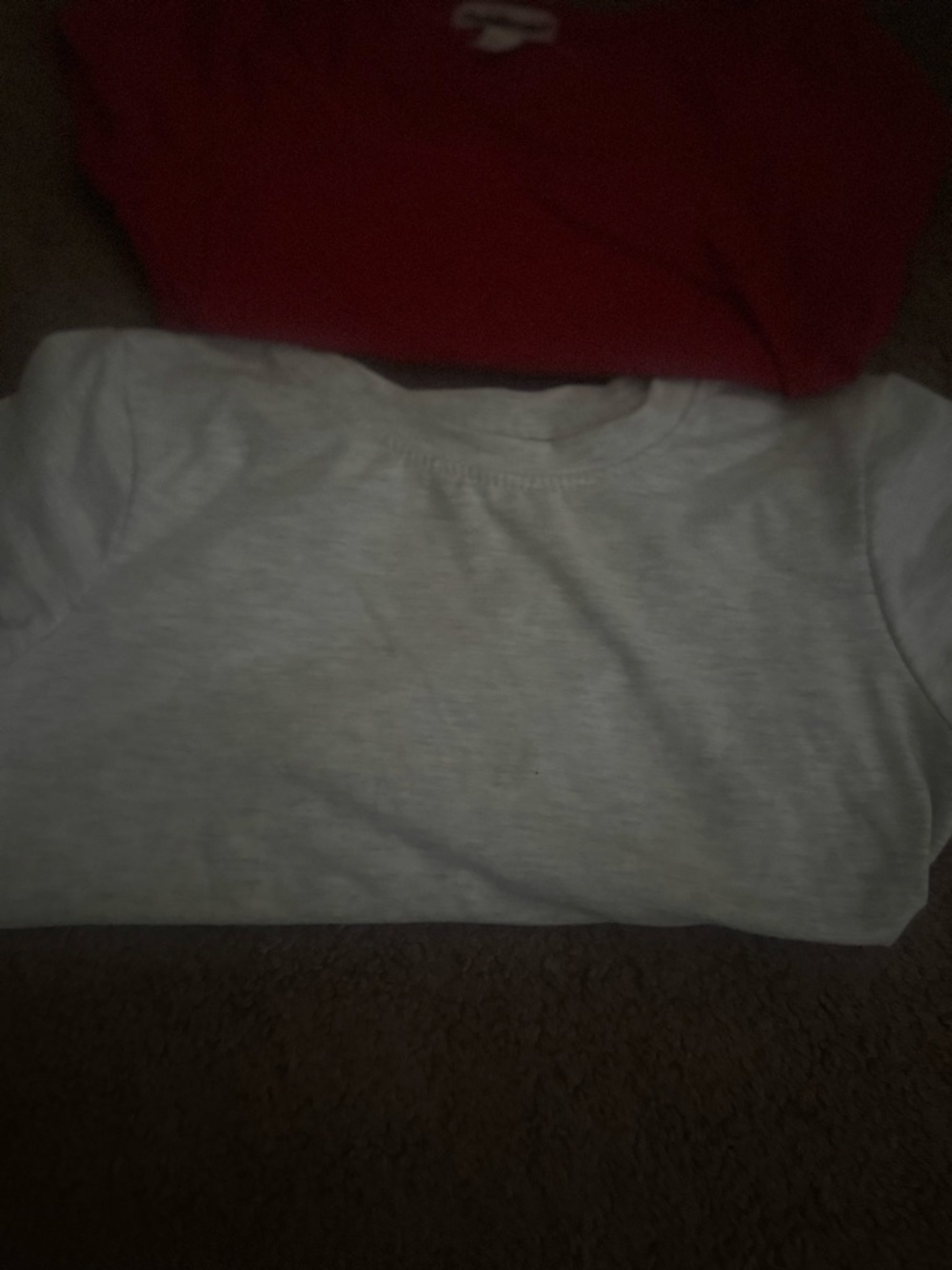 Kids Plain White Crewneck Top - Unbranded